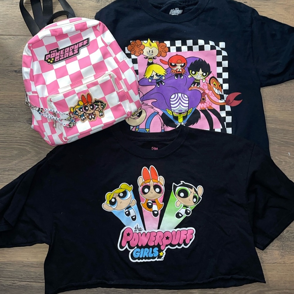Powerpuff Girls BUNDLE Bag & 2 Crops